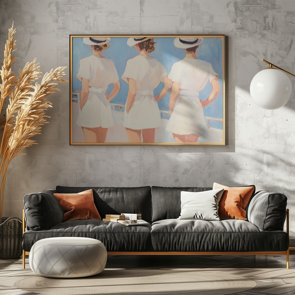 Retro Three Sailors