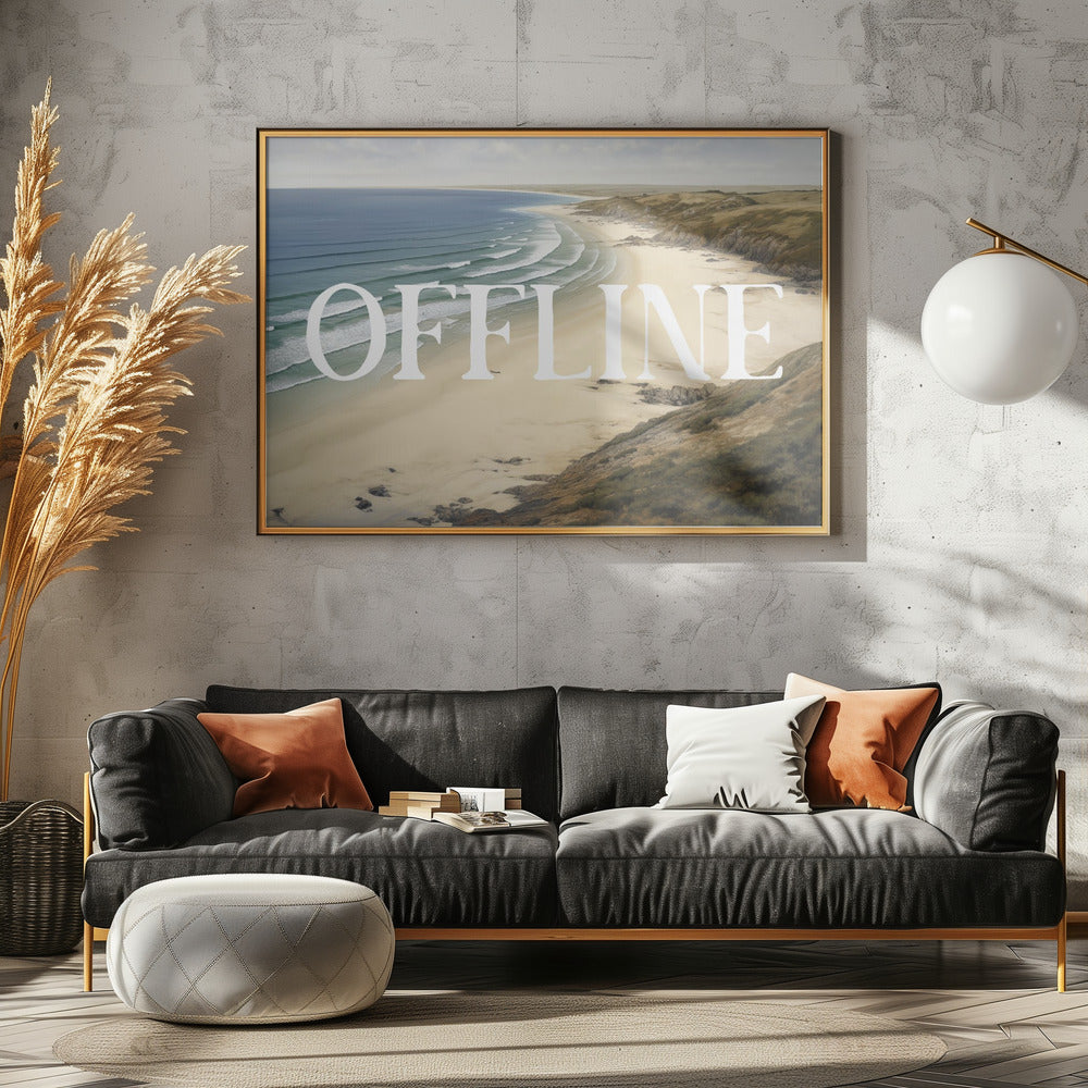 Coastal Landscape With Gentle Waves