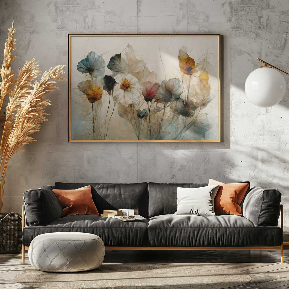 Dry flower bouquet