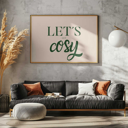 Let´s get cosy - green/cream