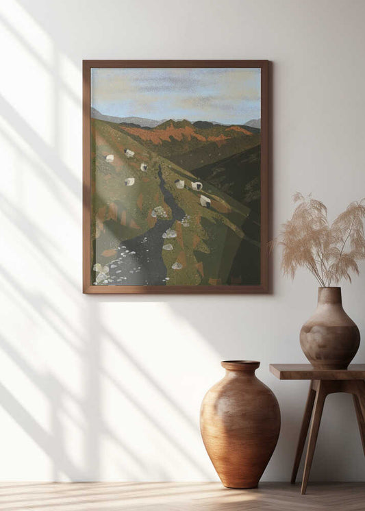 Connemara National Park, Ireland, Wall art Print