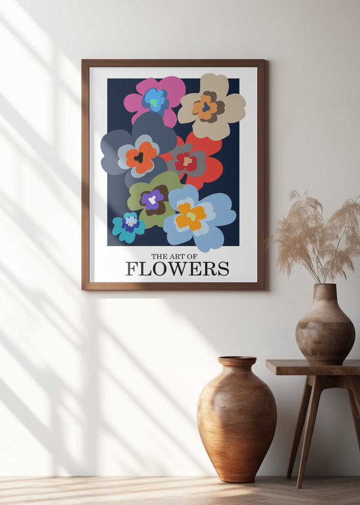 The Art Of Flowers Blue