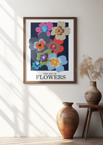 The Art Of Flowers Blue