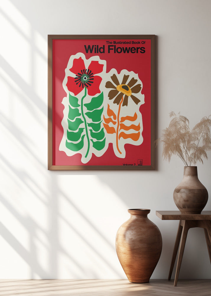 The Illustrated Book Of Wild Flowers Vol.2 Red