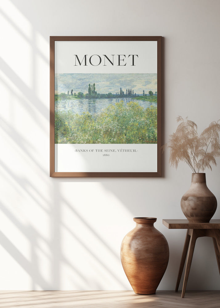 Banks Of The Seine | Monet Art Print