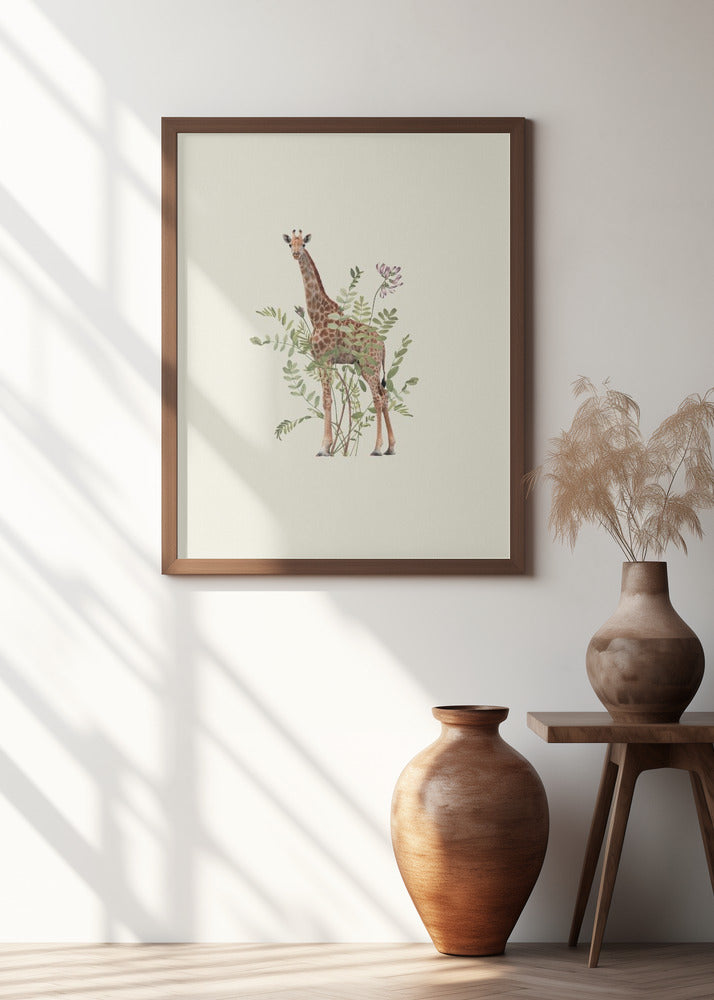 Floral giraffe