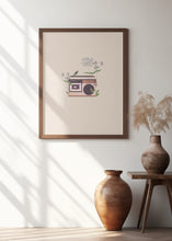 Load image into Gallery viewer, Floral vintage radio
