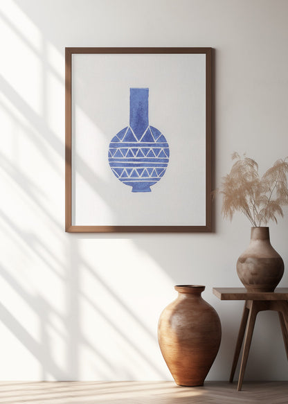 Linocut Vase #8