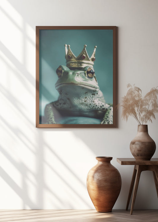 Regal Amphibian |  Frog wall art