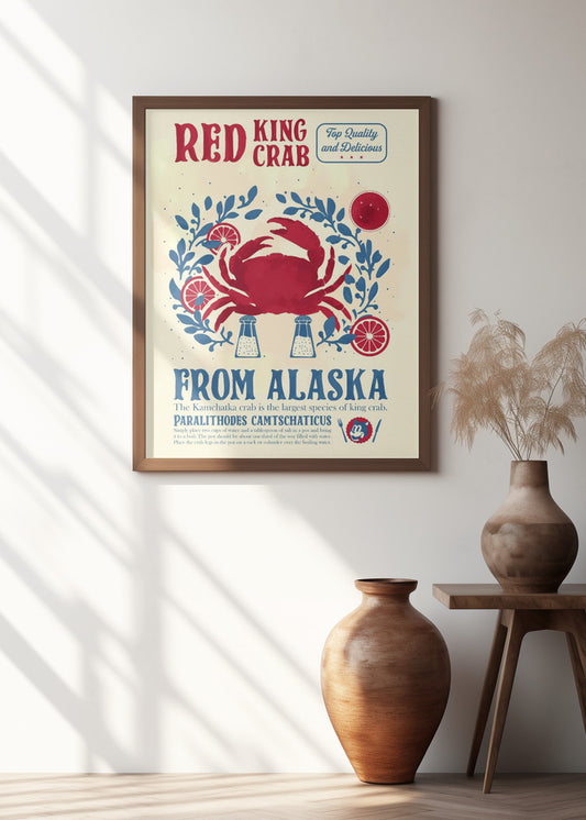 Crab kitchen print