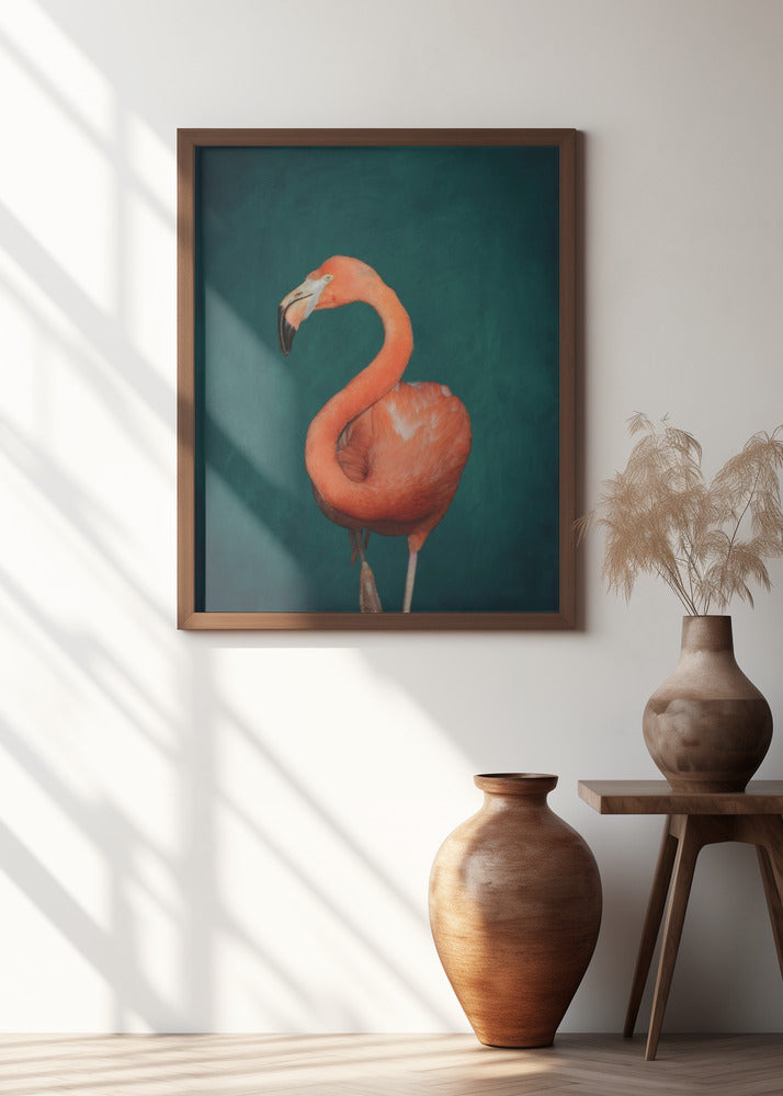 Green Flamingo