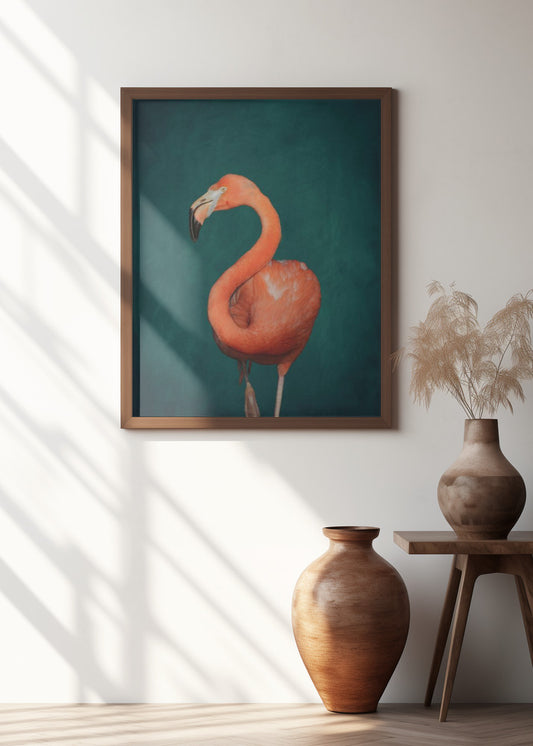 Green Flamingo