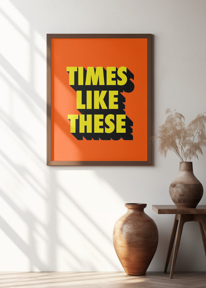 Times Like These | Foo Fighters lyrics wall art