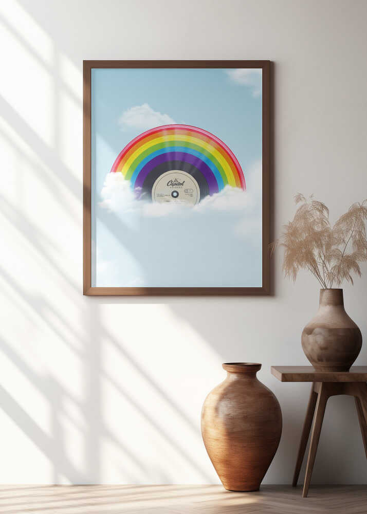 Over the Rainbow Vinyl Art