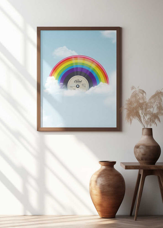 Over the Rainbow Vinyl Art
