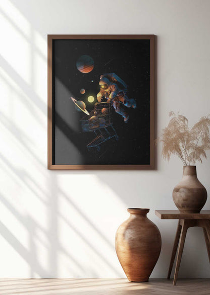 Space Cart Print