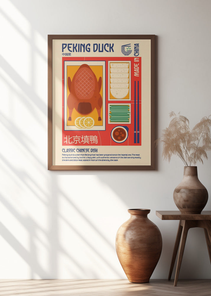 Peking Duck Japanese Food Print
