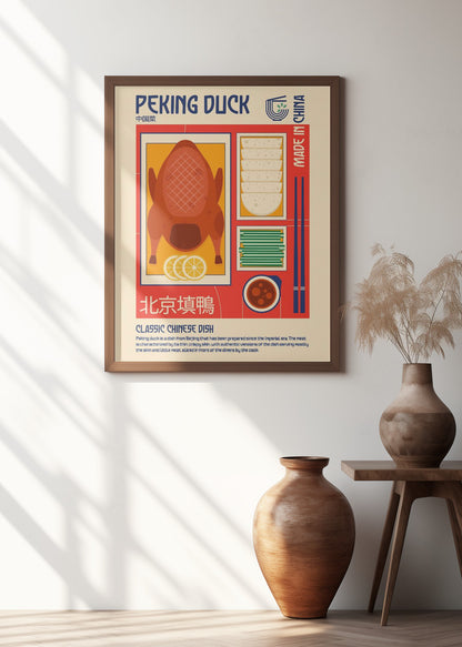 Peking Duck Japanese Food Print