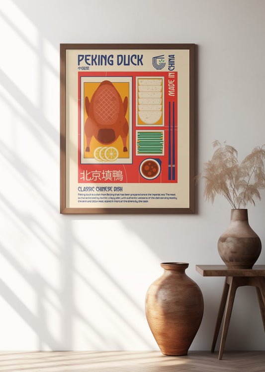 Peking Duck Japanese Food Print