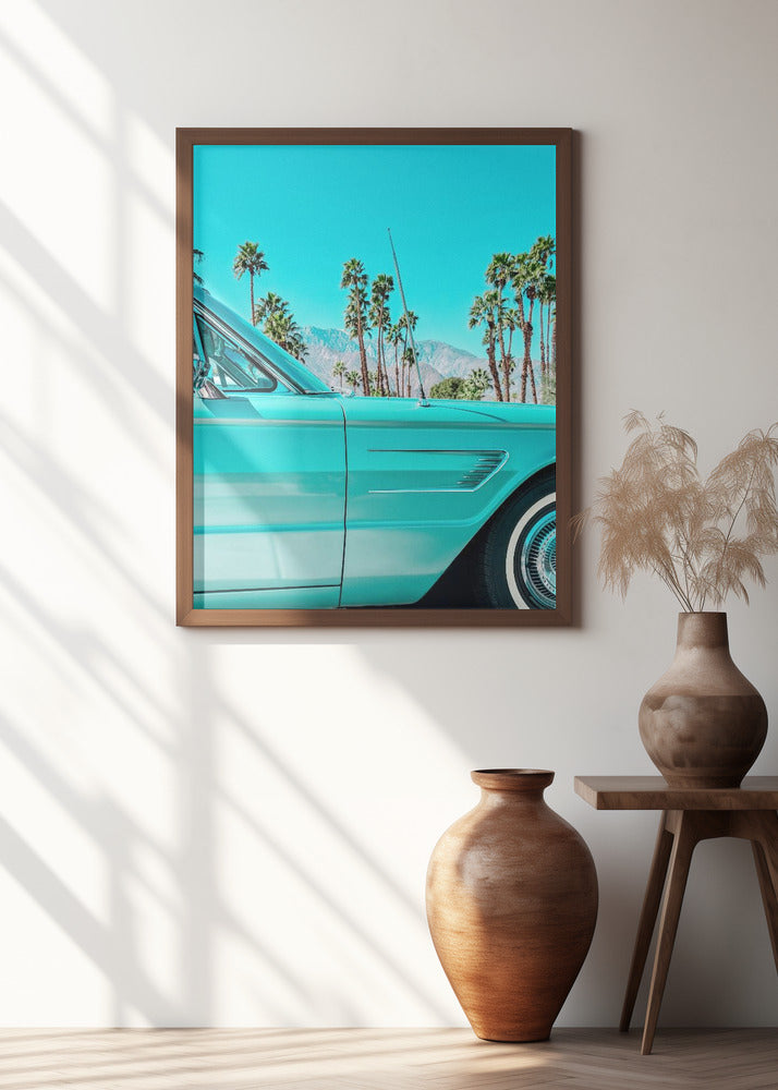 Teal Thunderbird in Palm Springs