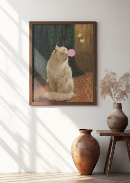 Bubble Gum and Cat