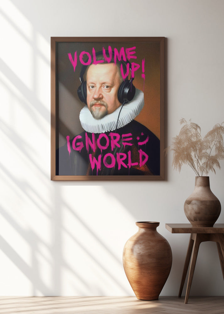 Volume Up | Vintage quote print