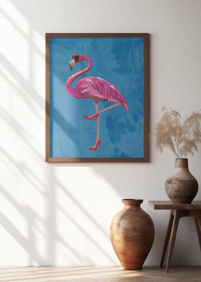 Flamingo In Heels
