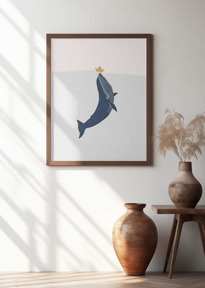 Blue Whale Sailing Boat