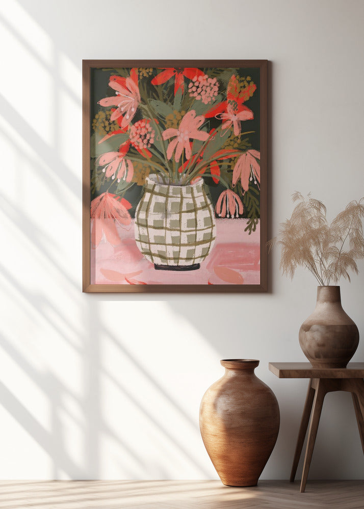 Plaid Vase