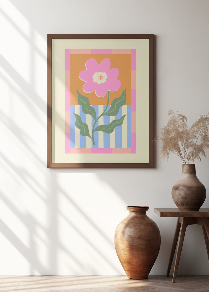 Pink Abstract Flower