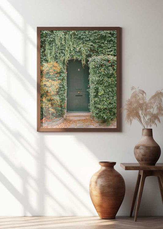 Ivy Covered House In Montmartre Paris