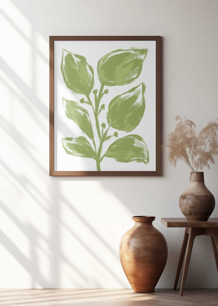 Modern Green Botanical