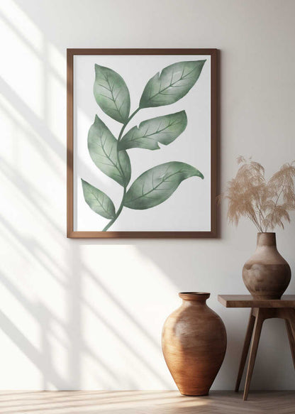 Fresh Green Botanical Leaves