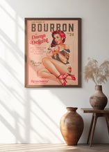Load image into Gallery viewer, Bourbon Babes Vol 22 Vintage Pinup Girl Drinking A Cocktail
