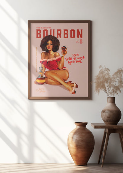 Babes of Bourbon Vol 8 Vintage Pinup Girl With Afro