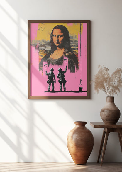 Pink Mona lisa