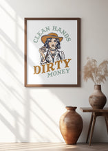 Load image into Gallery viewer, Clean Hands Dirty Money Poker Cowgirl
