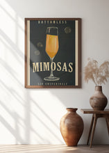 Load image into Gallery viewer, Bottomless Mimosas Art Deco Cocktail Bar Art
