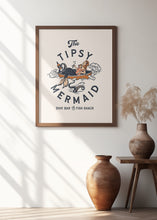 Load image into Gallery viewer, Tipsy Mermaid Dive Bar Mermaid Art
