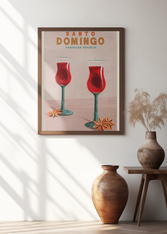 Santo Domingo Dominican Republic Cocktail Art