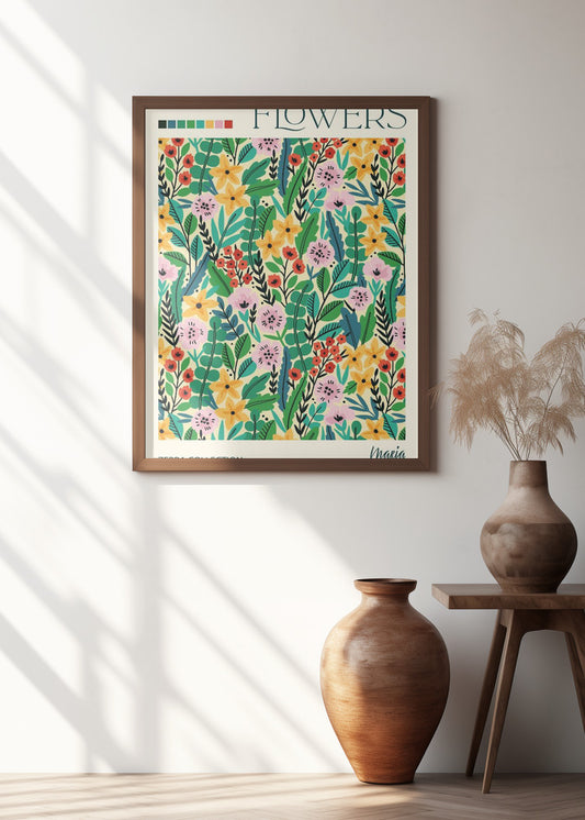 FLOWERS. Zebra Collection