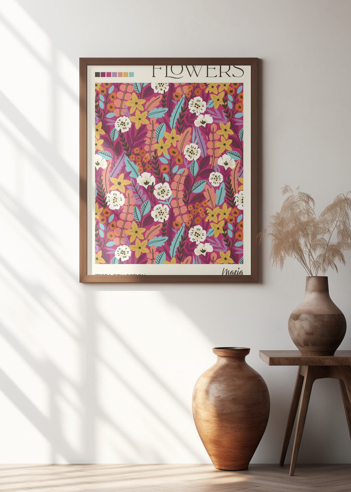 FLOWERS. Zebra Collection