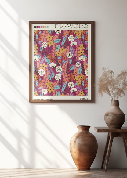 FLOWERS. Zebra Collection