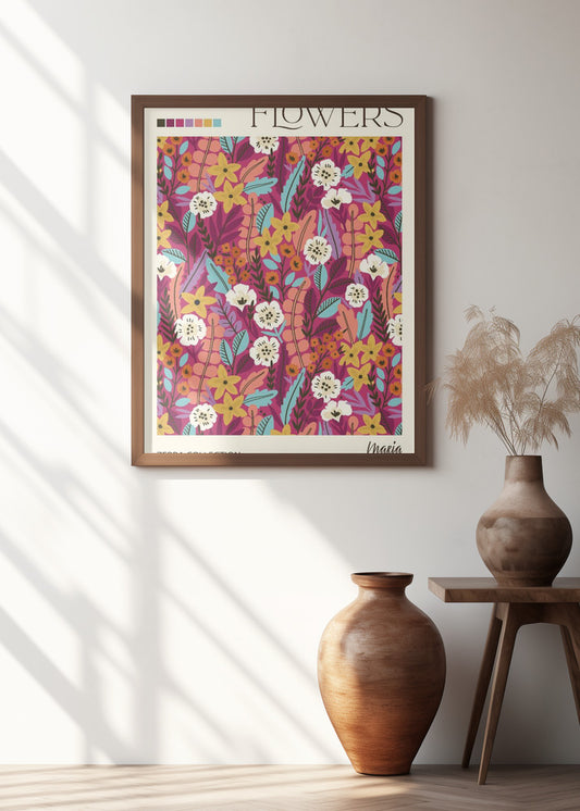 FLOWERS. Zebra Collection