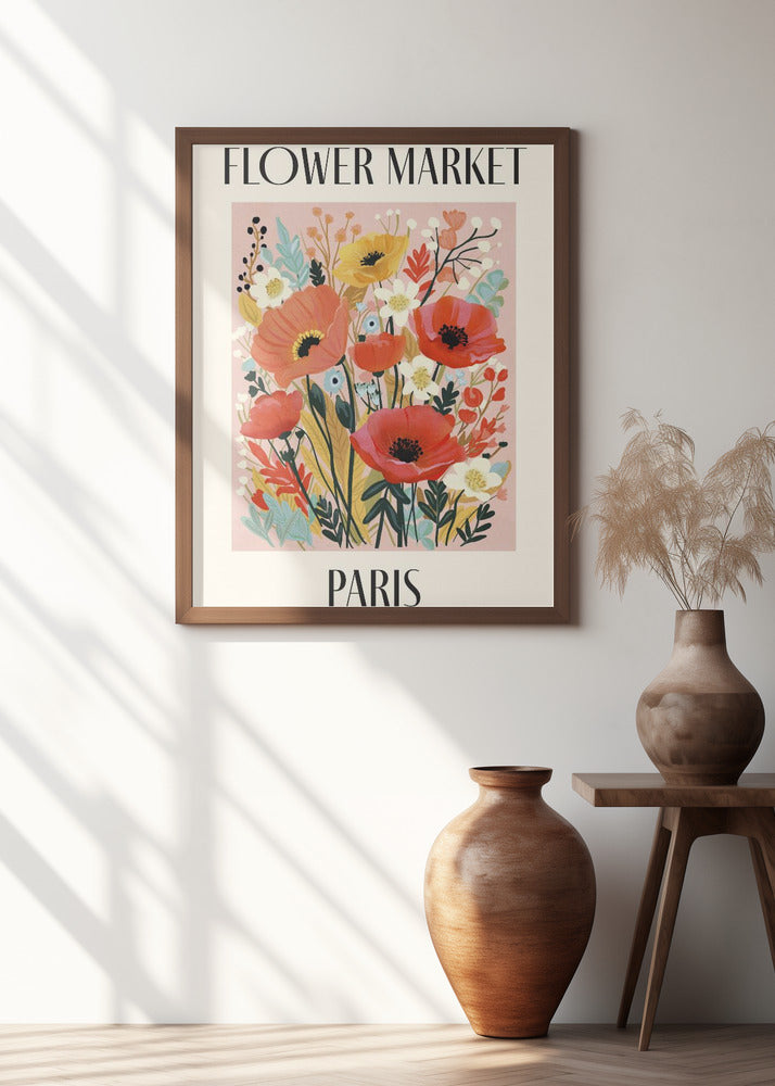 Flower Market Paris France