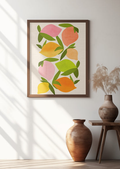 Wild Mango | Colourful fruit wall art