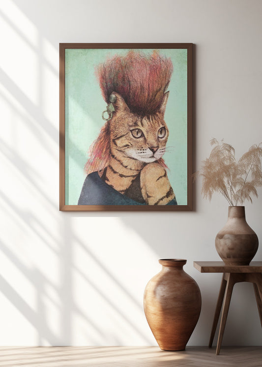 Stylish Tabby Cat
