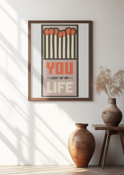 Vintage Matchbox Design | Quote wall art
