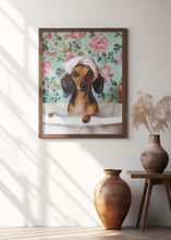 Load image into Gallery viewer, Bath Time Dachshund

