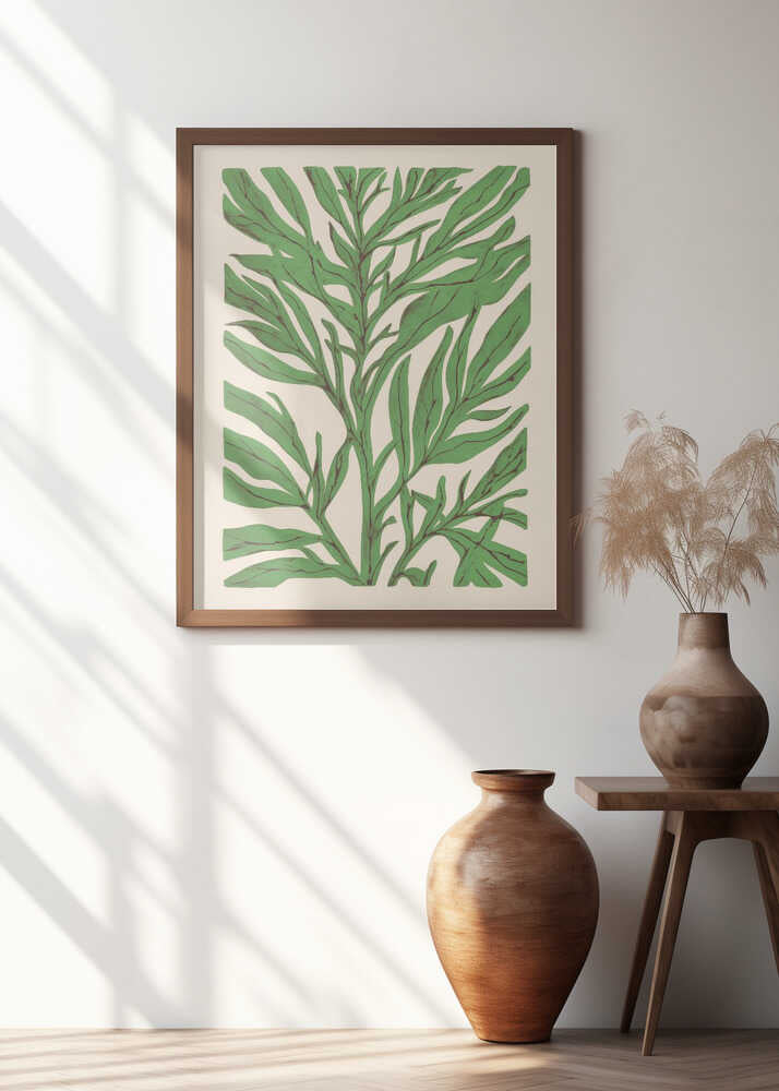 Elegant Green Leaves